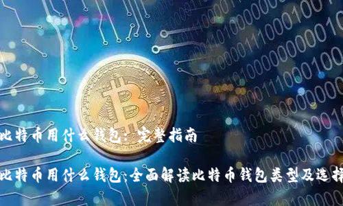 存储比特币用什么钱包: 完整指南

存储比特币用什么钱包：全面解读比特币钱包类型及选择技巧