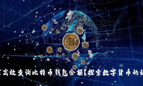 如何高效查询比特币钱包余额？探索数字货币的秘密！